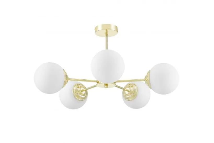 Arrediorg LAMPADA A SOSPENSIONE MODERNA ORO FINO RING W5