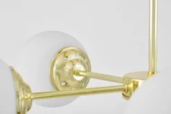 Arrediorg LAMPADA A SOSPENSIONE MODERNA ORO FINO RING W5