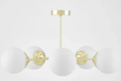 Arrediorg LAMPADA A SOSPENSIONE MODERNA ORO FINO RING W5