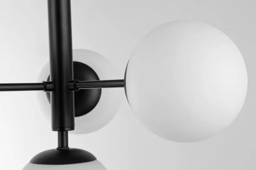 Arrediorg LAMPADA A SOSPENSIONE MODERNA LEDO W4 NERA