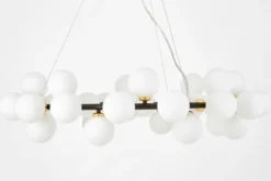 Arrediorg LAMPADA A SOSPENSIONE MODERNA E ORO MARSIADA W40
