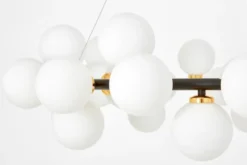 Arrediorg LAMPADA A SOSPENSIONE MODERNA E ORO MARSIADA W40