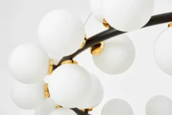 Arrediorg LAMPADA A SOSPENSIONE MODERNA E ORO MARSIADA W40