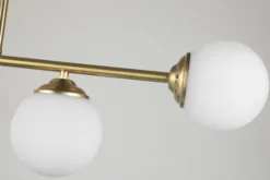 Arrediorg LAMPADA A SOSPENSIONE MODERNA OTTONE FINO W4