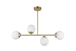 Arrediorg LAMPADA A SOSPENSIONE MODERNA OTTONE FINO W4
