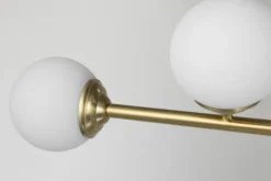 Arrediorg LAMPADA A SOSPENSIONE MODERNA OTTONE FINO W8