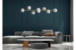 Arrediorg LAMPADA A SOSPENSIONE MODERNA OTTONE FINO W8