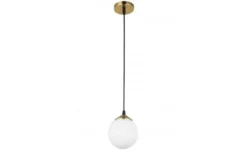 Arrediorg LAMPADA A SOSPENSIONE MODERNA IN OTTONE FINO W1