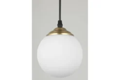Arrediorg LAMPADA A SOSPENSIONE MODERNA IN OTTONE FINO W1