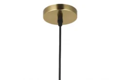 Arrediorg LAMPADA A SOSPENSIONE MODERNA IN OTTONE FINO W1