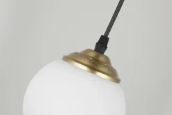 Arrediorg LAMPADA A SOSPENSIONE MODERNA IN OTTONE FINO W1