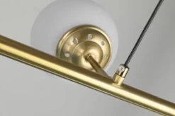 Arrediorg LAMPADA A SOSPENSIONE MODERNA OTTONE FINO W6