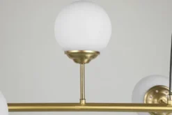 Arrediorg LAMPADA A SOSPENSIONE MODERNA OTTONE FINO W6