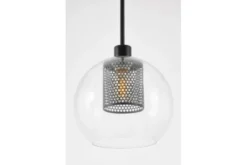 Arrediorg LAMPADA A SOSPENSIONE MODERNA NERA NET W1