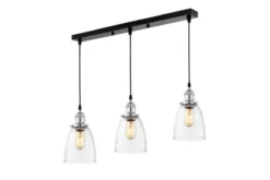 Arrediorg LAMPADA A SOSPENSIONE TRIPLA CROMO FABI W3 PRO