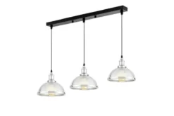 Arrediorg LAMPADA A SOSPENSIONE TRIPLA CROMATA BRICO W3 PRO