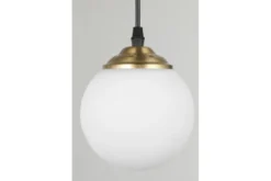 Arrediorg LAMPADA A SOSPENSIONE TRIPLA OTTONE FINO W3