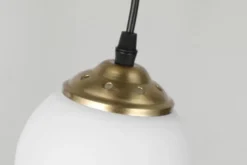Arrediorg LAMPADA A SOSPENSIONE TRIPLA OTTONE FINO W3