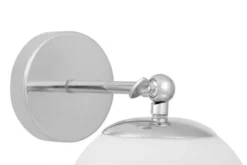 Arrediorg Lampada da parete a sfera cromata snodabile FREDICA W1
