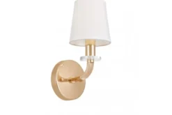 Arrediorg LAMPADA DA PARETE MODERNA E ORO ORLANDO W1