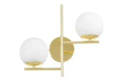 Arrediorg LAMPADA DA PARETE MODERNA CLASSICA ORO LEDO W2