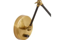 Arrediorg LAMPADA DA PARETE MODERNA NERA RONA W2