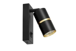Arrediorg LAMPADA DA PARETE MODERNA E ORO ASTI PRO
