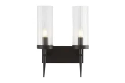 Arrediorg LAMPADA DA PARETE NERA MORATTI W2