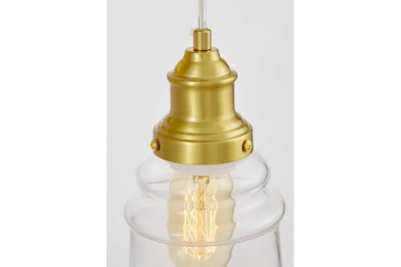 Arrediorg Lampada da parete con paralume trasparente MOLETTI W1