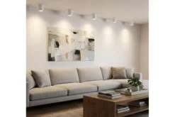 Arrediorg Lampada da soffitto in metallo bianco TIGO W1