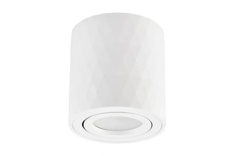 Arrediorg Lampada da soffitto in metallo bianco TIGO W1