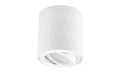 Arrediorg Lampada da soffitto in metallo bianco TIGO W1