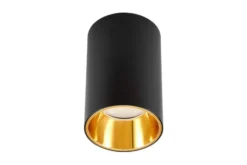 Arrediorg Lampada da soffitto in metallo oro TINA W1