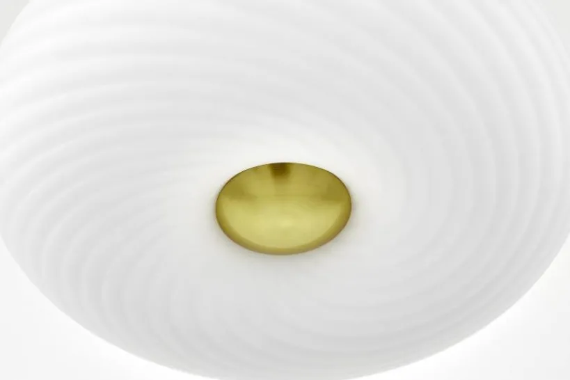 Arrediorg LAMPADA DA SOFFITTO MODERNA E ORO MONARTE D28
