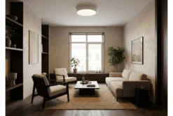 Arrediorg LAMPADA DA SOFFITTO MODERNA BIANCA ORBO D40