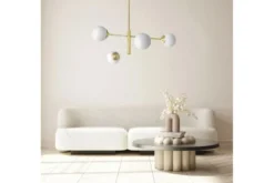 Arrediorg LAMPADA DA SOFFITTO MODERNA CLASSIC ORO FINO PRO W4