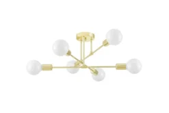 Arrediorg LAMPADA DA SOFFITTO MODERNA CLASSICA NOVA W6