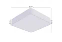 Arrediorg LAMPADA DA SOFFITTO MODERNA CUBO D40