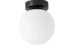 Arrediorg LAMPADA DA SOFFITTO MODERNA FREDICA NERA