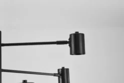 Arrediorg LAMPADA DA SOFFITTO MODERNA NERA DORA W6
