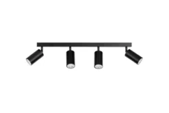 Arrediorg LAMPADA DA SOFFITTO MODERNA NERA NEO W4