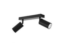 Arrediorg LAMPADA DA SOFFITTO MODERNA NERA NEO W2