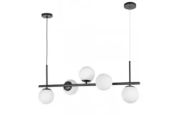 Arrediorg LAMPADA DA SOFFITTO MODERNA NERA LEDO W5