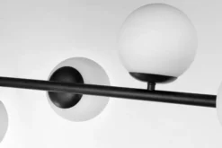 Arrediorg LAMPADA DA SOFFITTO MODERNA NERA LEDO W5