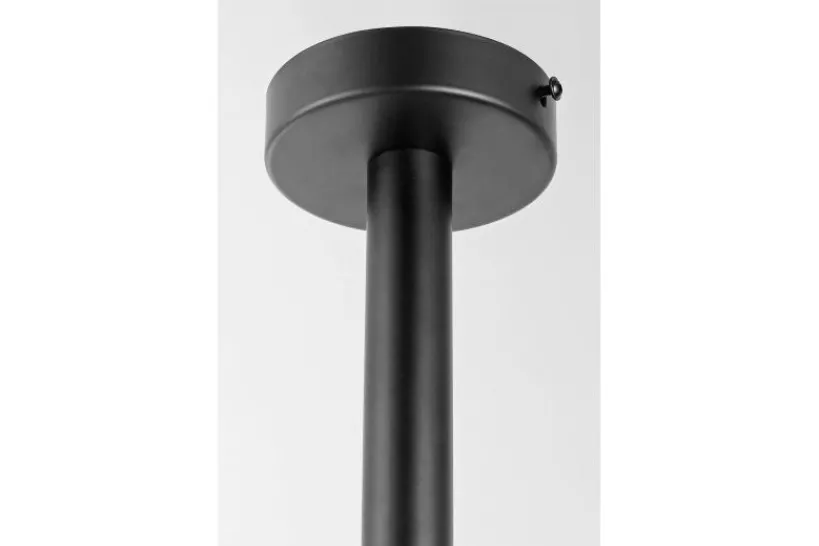 Arrediorg LAMPADA DA SOFFITTO MODERNA NERA FINO W2