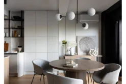 Arrediorg LAMPADA DA SOFFITTO MODERNA NERA FINO PRO W4