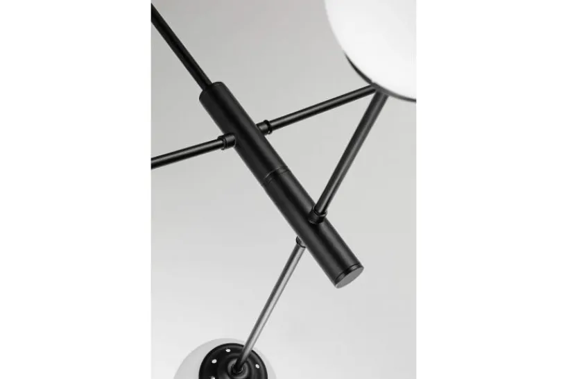 Arrediorg LAMPADA DA SOFFITTO MODERNA NERA FINO PRO W4