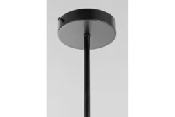 Arrediorg LAMPADA DA SOFFITTO MODERNA NERA FINO PRO W4