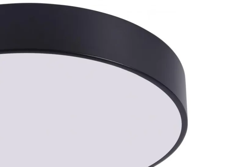 Arrediorg LAMPADA DA SOFFITTO MODERNA NERA ORBO D50