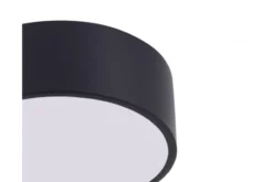 Arrediorg LAMPADA DA SOFFITTO MODERNA NERA ORBO D23